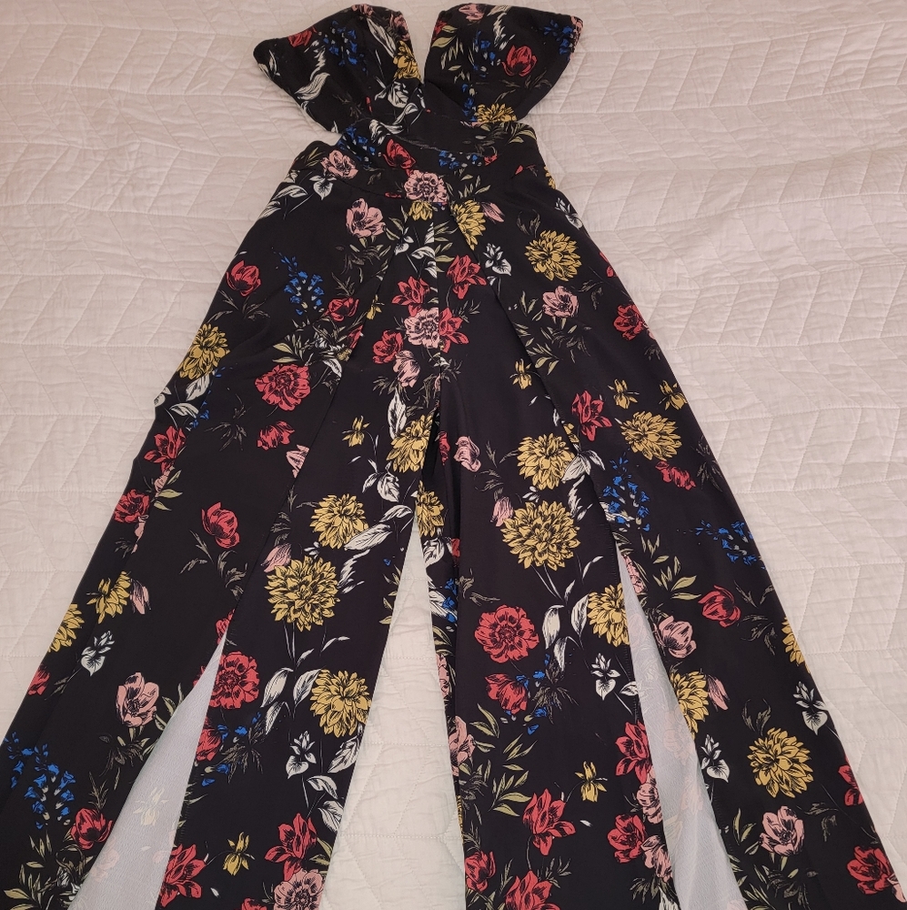 Floral romper dress